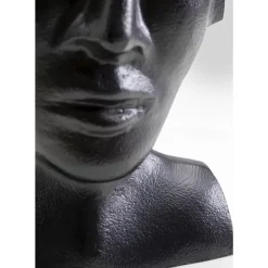 KARE Design Vasen-Vase Rostro Schwarz 17Cm