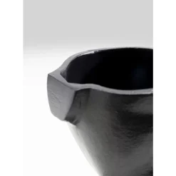 KARE Design Vasen-Vase Rostro Schwarz 17Cm