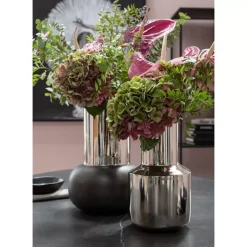 KARE Design Vasen-Vase Vesuv Schwarz 42Cm