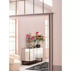 KARE Design Vasen-Vase Vesuv Schwarz 42Cm