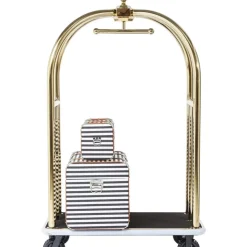 KARE Design Kleinmöbel & Sonstiges-Vip Gepackwagen Vegas Gold