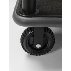 KARE Design Kleinmöbel & Sonstiges-Vip Gepackwagen Vegas Matt Schwarz