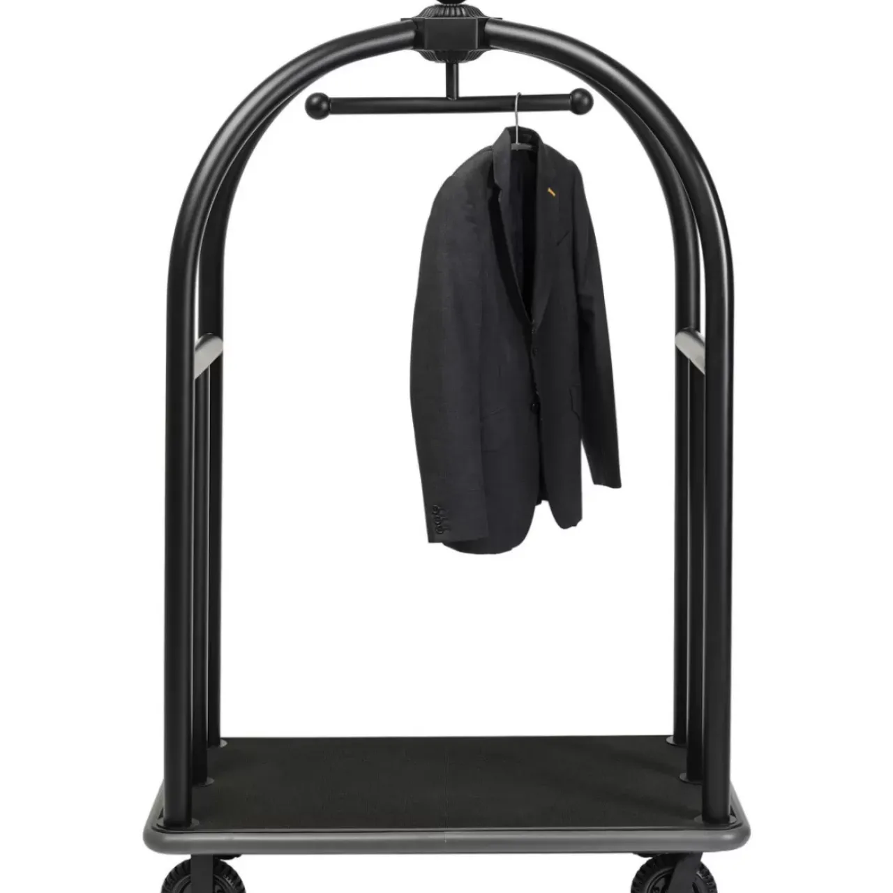 KARE Design Kleinmöbel & Sonstiges-Vip Gepackwagen Vegas Matt Schwarz