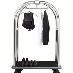 KARE Design Kleinmöbel & Sonstiges-Vip Gepackwagen Vegas Silver