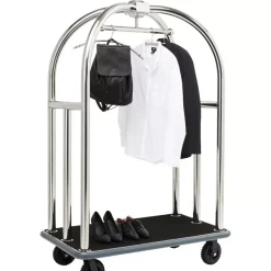 KARE Design Kleinmöbel & Sonstiges-Vip Gepackwagen Vegas Silver