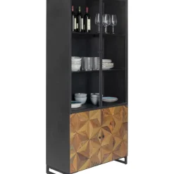 KARE Design Regale-Vitrine Illusion Gold 90X180Cm