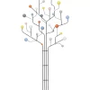 KARE Design Kleinmöbel & Sonstiges-Wandgarderobe Circuit Tree 84Cm