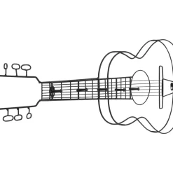 KARE Design Kleinmöbel & Sonstiges-Wandgarderobe Guitar 81Cm