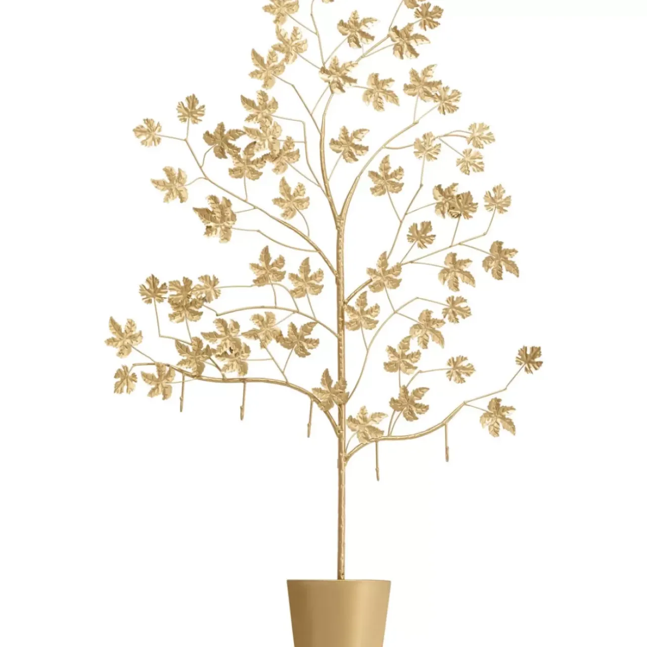 KARE Design Kleinmöbel & Sonstiges-Wandgarderobe Leafline Gold 93Cm