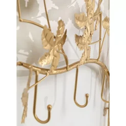 KARE Design Kleinmöbel & Sonstiges-Wandgarderobe Leafline Gold 93Cm