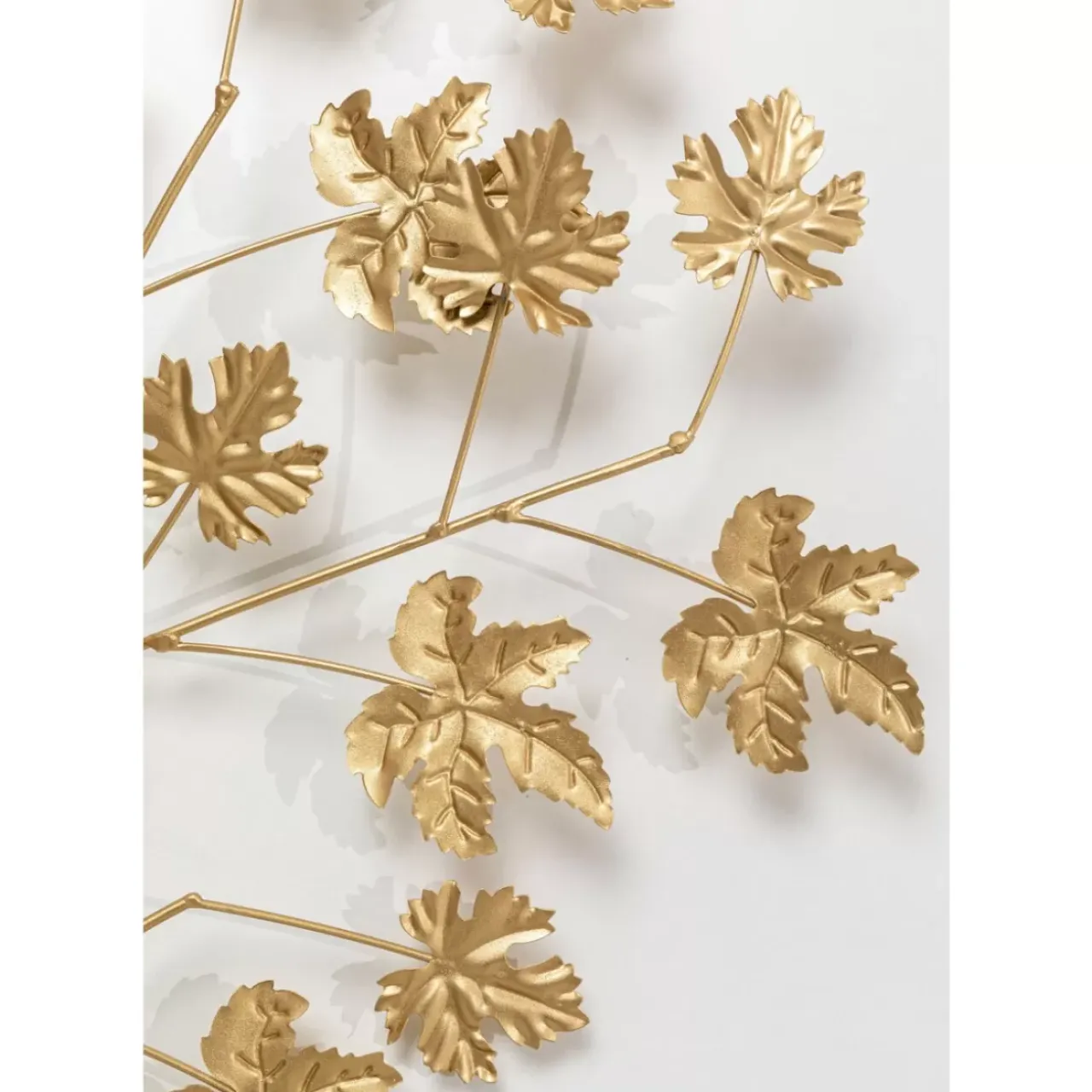 KARE Design Kleinmöbel & Sonstiges-Wandgarderobe Leafline Gold 93Cm