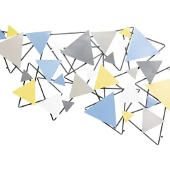 KARE Design Kleinmöbel & Sonstiges-Wandgarderobe Wireframe Trigon 100Cm