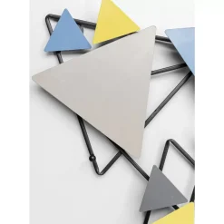 KARE Design Kleinmöbel & Sonstiges-Wandgarderobe Wireframe Trigon 100Cm