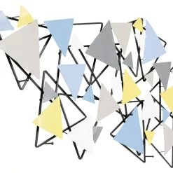 KARE Design Kleinmöbel & Sonstiges-Wandgarderobe Wireframe Trigon 100Cm