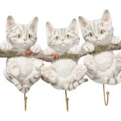 KARE Design Kleinmöbel & Sonstiges-Wandhaken Three Mini Cats