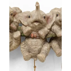 KARE Design Kleinmöbel & Sonstiges-Wandhaken Three Mini Elephants