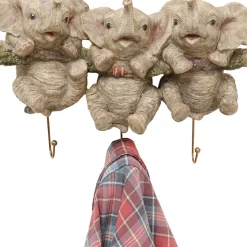 KARE Design Kleinmöbel & Sonstiges-Wandhaken Three Mini Elephants