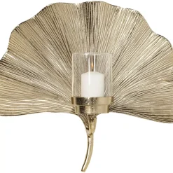 KARE Design Bilder-Wandkerzenhalter Ginkgo Leaf 45Cm