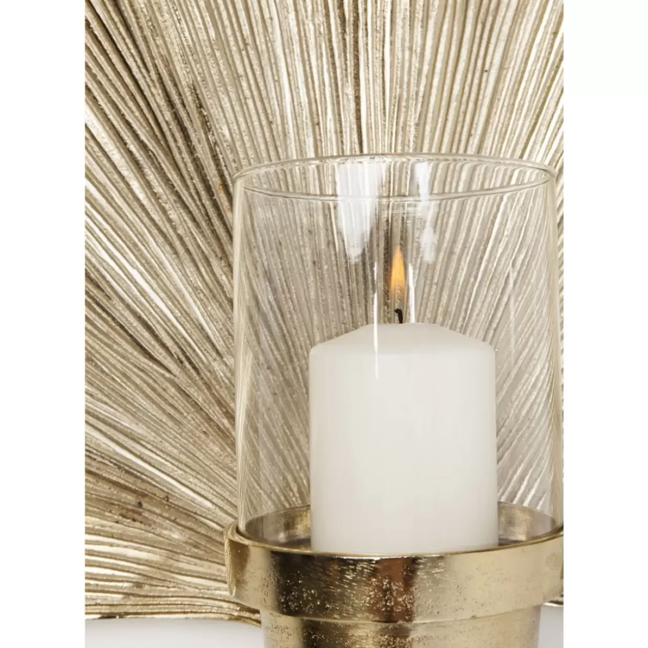 KARE Design Bilder-Wandkerzenhalter Ginkgo Leaf 45Cm