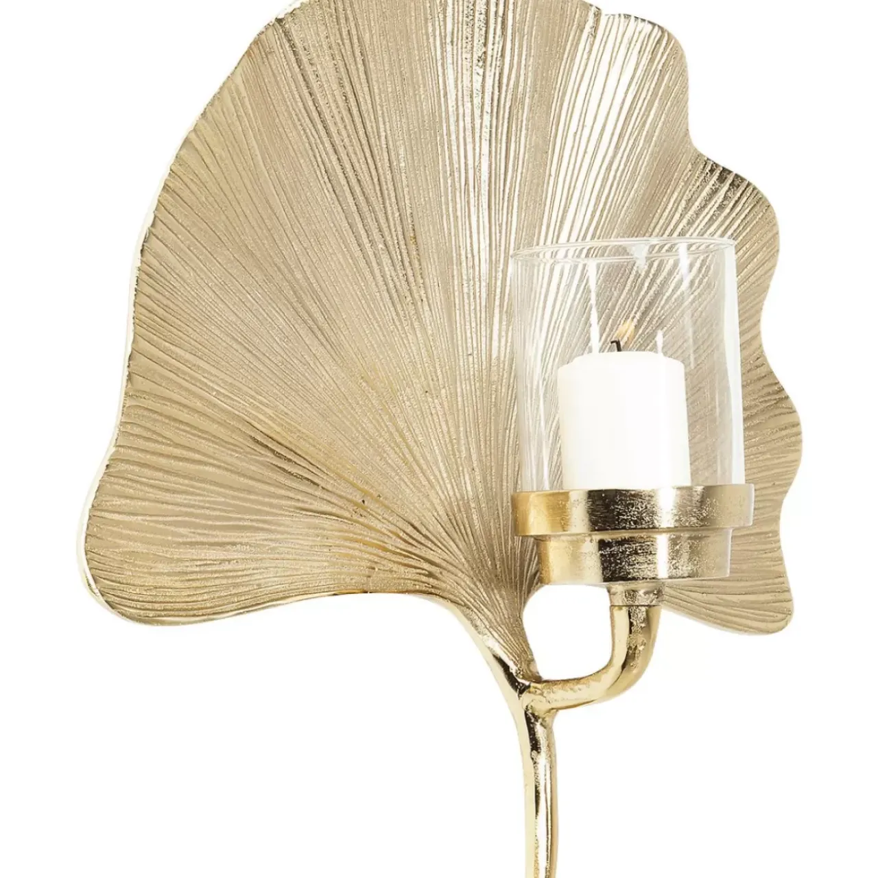 KARE Design Bilder-Wandkerzenhalter Ginkgo Leaf 45Cm