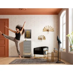 KARE Design Bilder-Wandkerzenhalter Ginkgo Leaf 45Cm