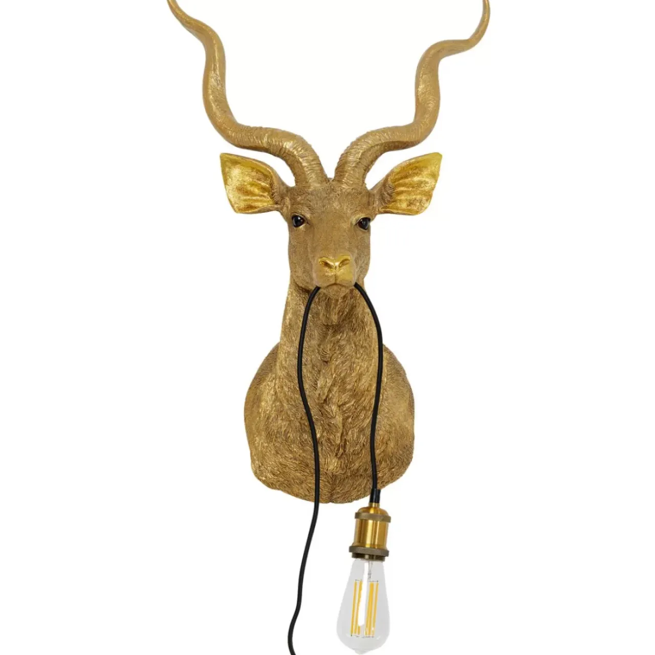 KARE Design Wandleuchten-Wandleuchte Animal Goat Gold 45X74Cm