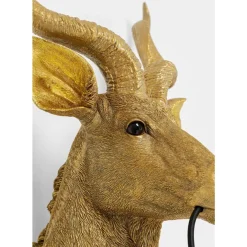 KARE Design Wandleuchten-Wandleuchte Animal Goat Gold 45X74Cm