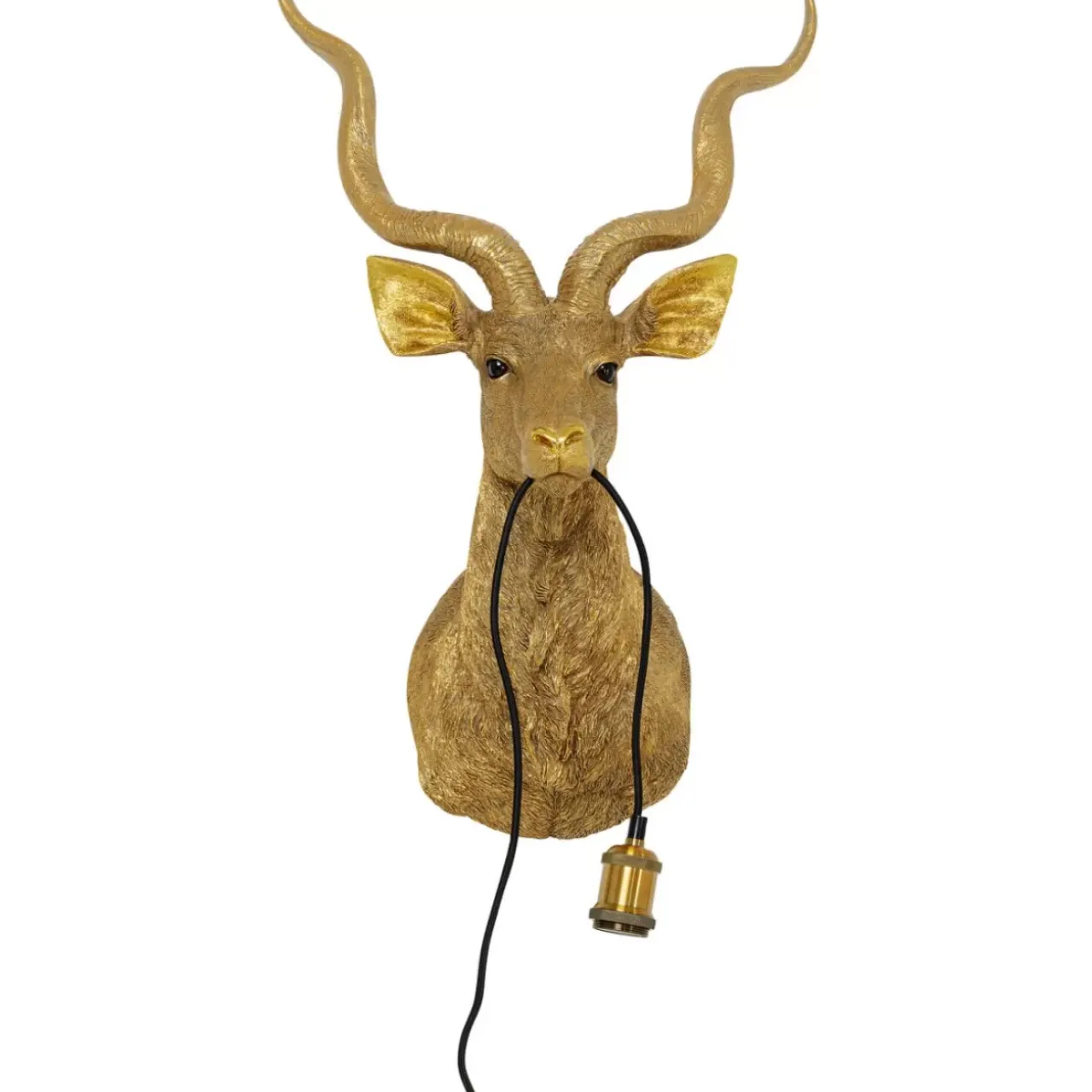 KARE Design Wandleuchten-Wandleuchte Animal Goat Gold 45X74Cm
