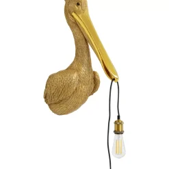 KARE Design Wandleuchten-Wandleuchte Animal Spoonbill Gold 29X62Cm