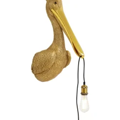 KARE Design Wandleuchten-Wandleuchte Animal Spoonbill Gold 29X62Cm