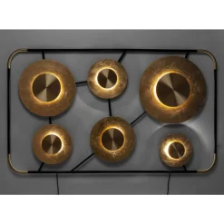 KARE Design Wandleuchten-Wandleuchte Disc 6Er