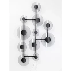 KARE Design Wandleuchten-Wandleuchte Mariposa Schwarz Smoke 116X198Cm