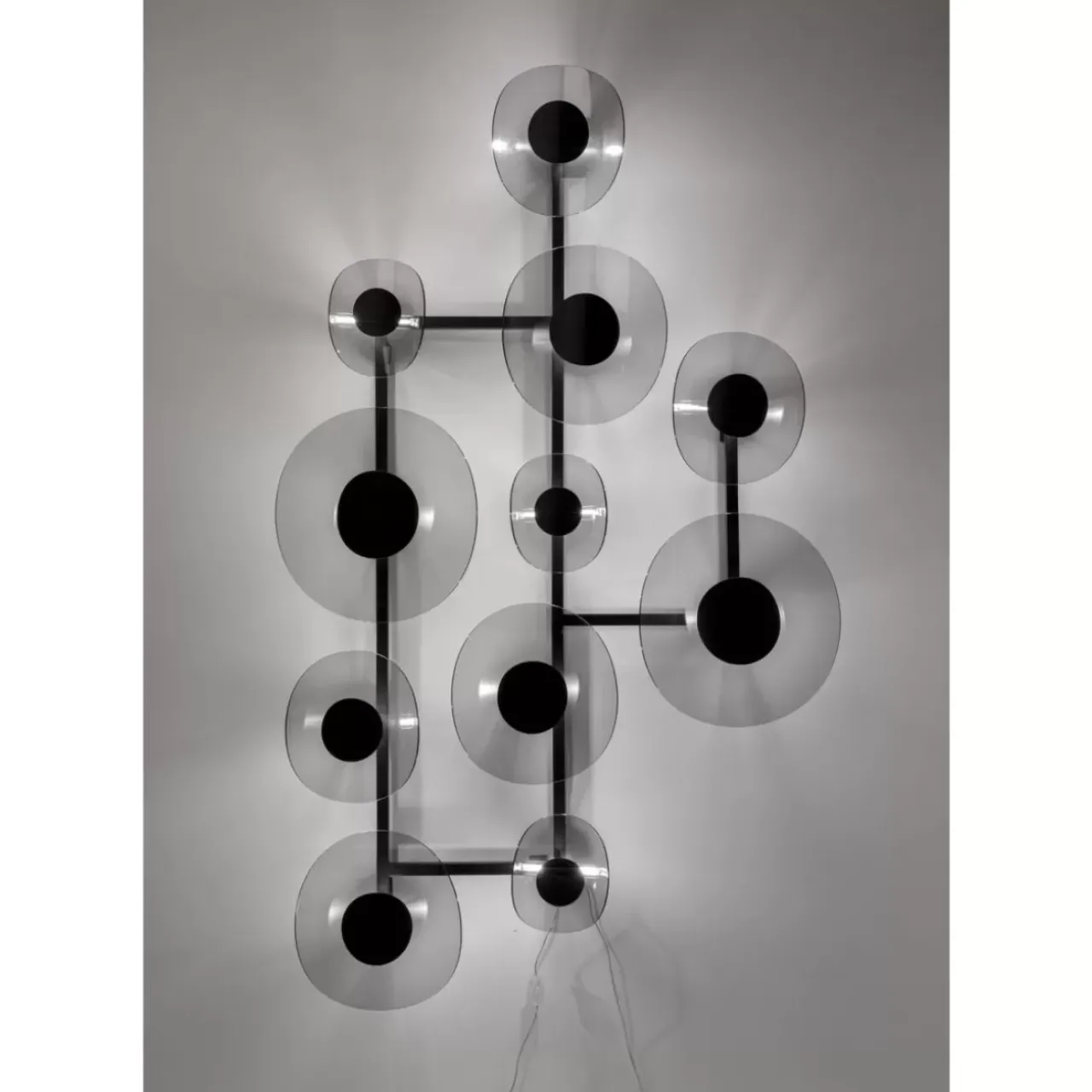 KARE Design Wandleuchten-Wandleuchte Mariposa Schwarz Smoke 116X198Cm