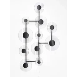 KARE Design Wandleuchten-Wandleuchte Mariposa Schwarz Smoke 116X198Cm