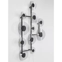 KARE Design Wandleuchten-Wandleuchte Mariposa Schwarz Smoke 116X198Cm