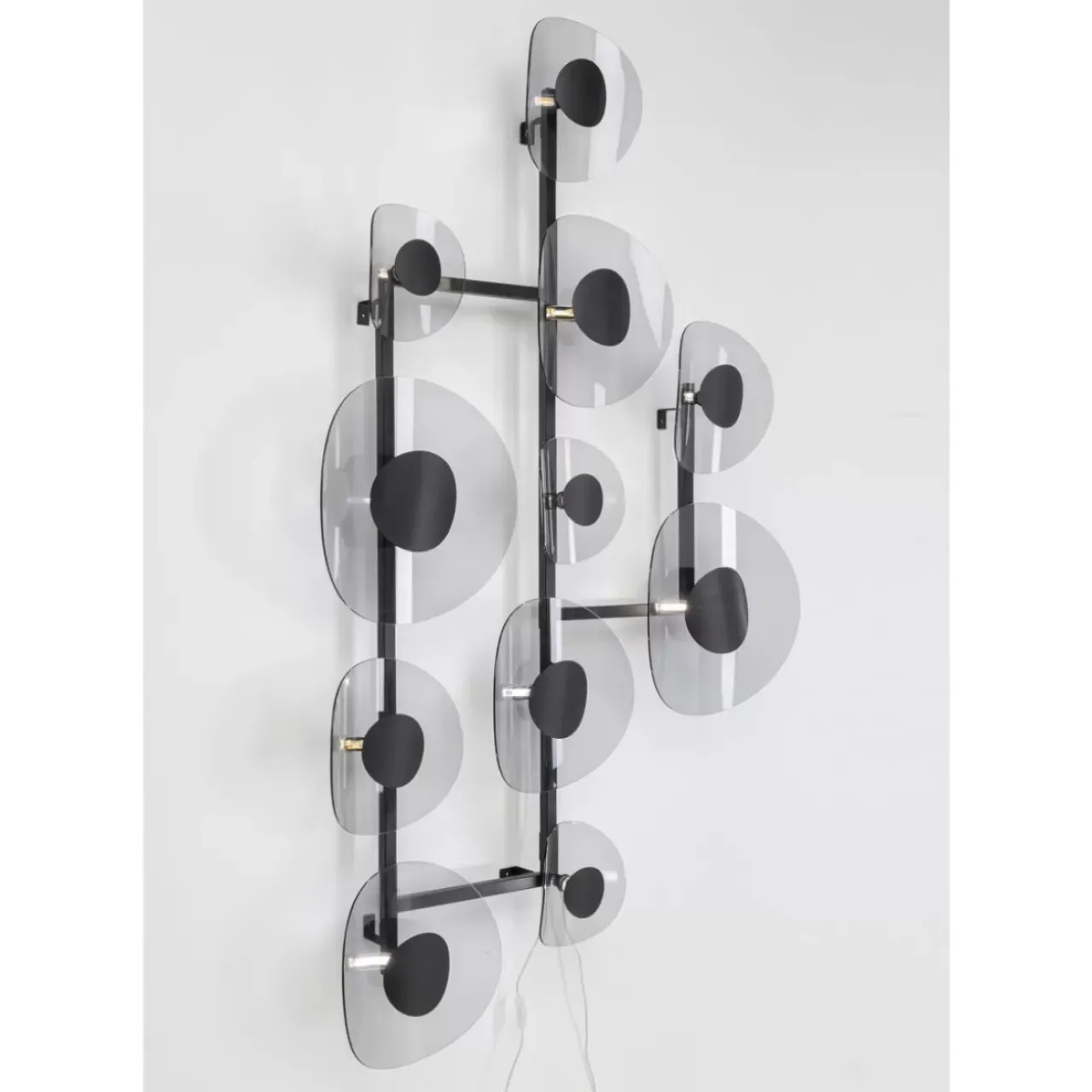 KARE Design Wandleuchten-Wandleuchte Mariposa Schwarz Smoke 116X198Cm