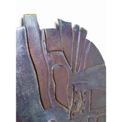 KARE Design Bilder-Wandobjekt Kala Antique Anthrazit O45Cm