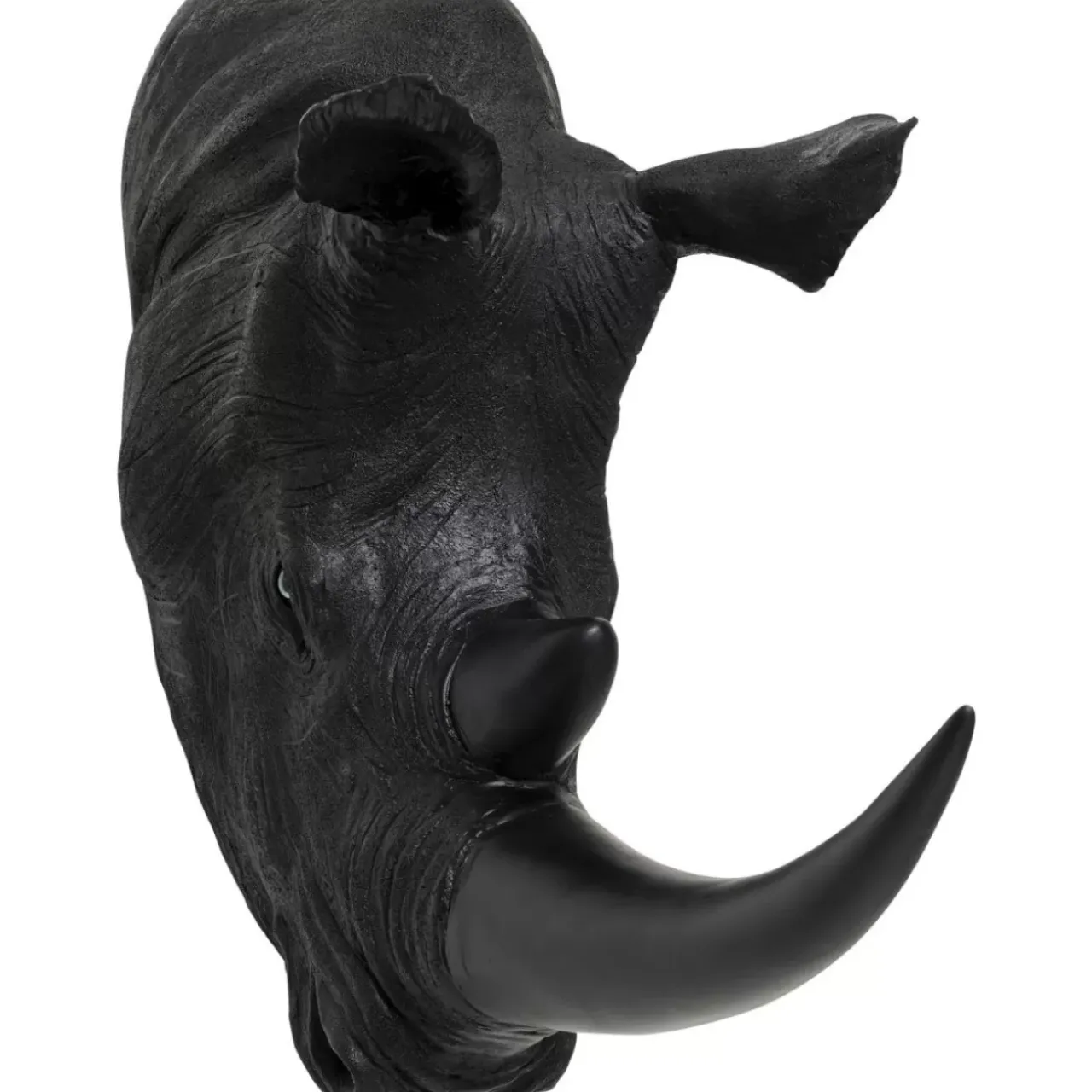 KARE Design Bilder-Wandobjekt Rhino Head Antique Schwarz