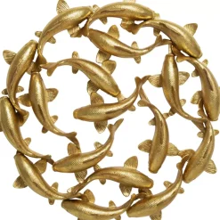 KARE Design Bilder-Wandobjekt School Of Koi Gold O102Cm