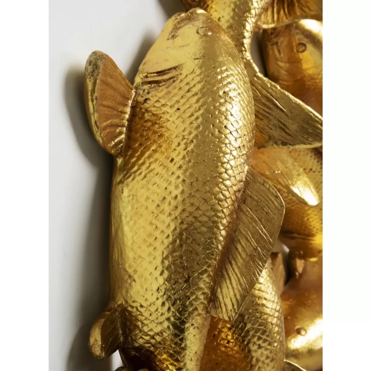 KARE Design Bilder-Wandobjekt School Of Koi Gold O102Cm