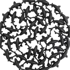 KARE Design Bilder-Wandobjekt School Of Koi Schwarz O160Cm