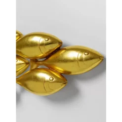 KARE Design Bilder-Wandobjekt School Of Tuna Gold 181X41Cm