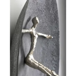 KARE Design Bilder-Wandobjekt Umano Silber O60Cm