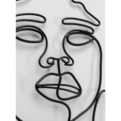 KARE Design Bilder-Wandobjekt Wire African Woman 50X57Cm