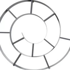 KARE Design Regale-Wandregal Snail Silver Grau