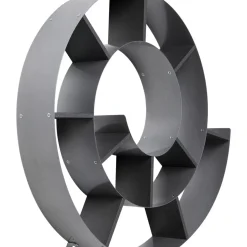 KARE Design Regale-Wandregal Snail Silver Grau