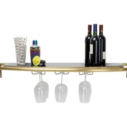 KARE Design Regale-Wandregal Treviso Gold 120X10Cm