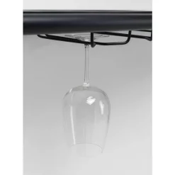 KARE Design Regale-Wandregal Treviso Schwarz 120X10Cm