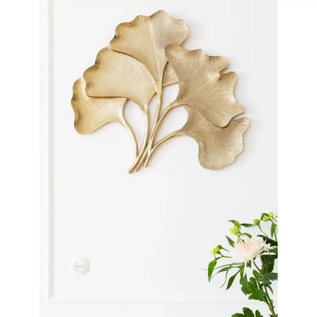 KARE Design Bilder-Wandschmuck Ginkgo Gold Gros