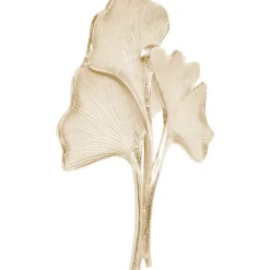 KARE Design Bilder-Wandschmuck Ginkgo Gold Klein
